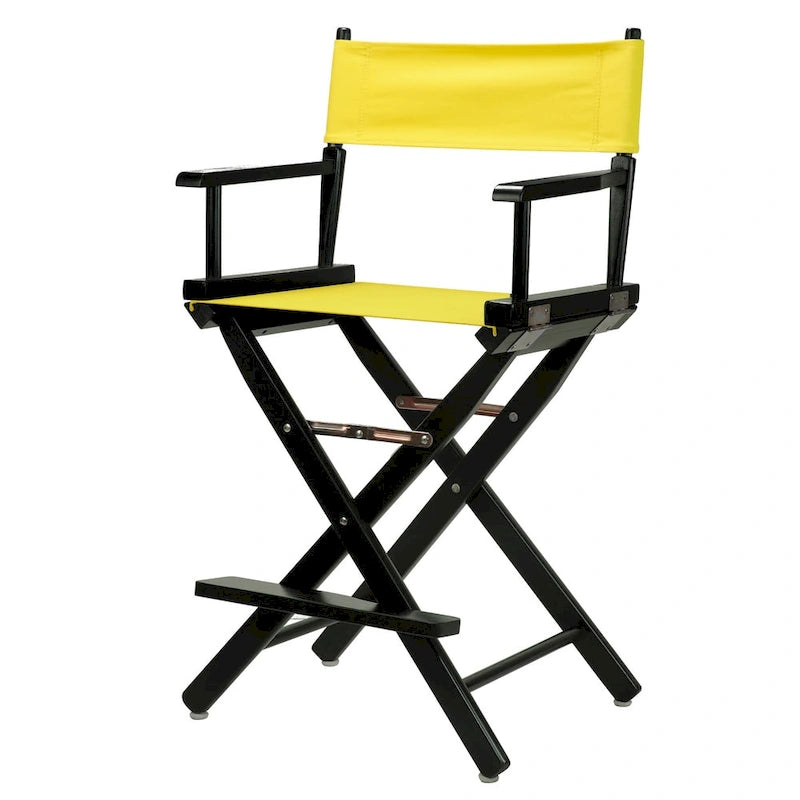 Black Frame 24-inch Director's Chair
