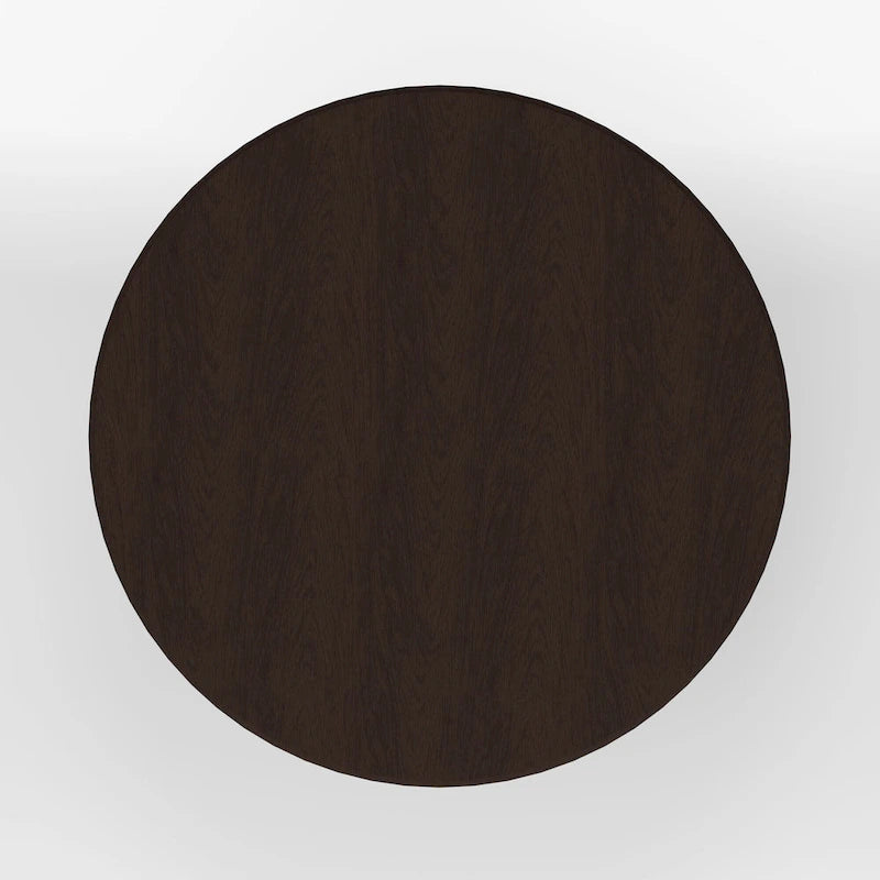 42 Round Wood Pedestal Dining Table