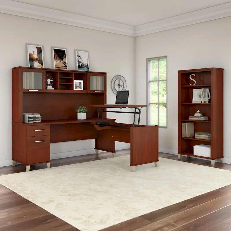 72W Office Desk with Storage Drawers